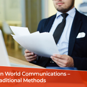 Traditional Methods - Modern Communications